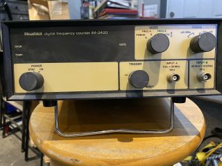 Heathkit Digital Frequency Counter,  Im - 2420,  120/240 Volts Ac