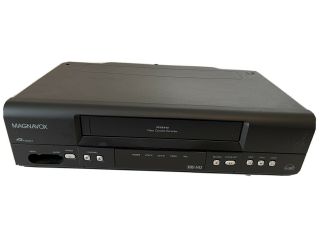 Magnavox Mvr440mg/17 Mvr440 Vcr Vhs Player Recorder No Remote Or Av Cables