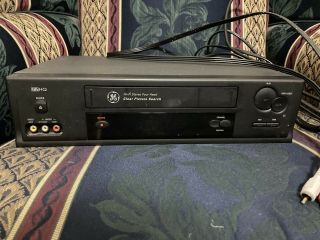 Ge Vhs Video Cassette Recorder And Player From 1999