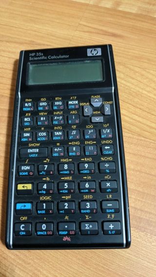 Hp 35s Scientific Calculator Pre Owned Batteries.