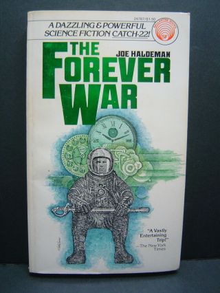 The Forever War By Joe Haldeman (1976 1st Ballantine Pb Edition)