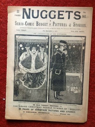 Nuggets,  Serio - Comic Budget Of Pictures & Stories,  No 502 Dated December 7 1901