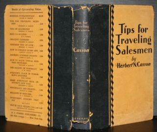 Tips For Traveling Salesmen By Herbert N.  Casson - Vintage 1929 Hc Book