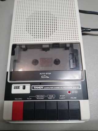 Radio Shack Tandy Ccr - 81 Compu Cassette Tape Recorder Model26 - 1208a