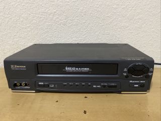 Emerson Ewv601 4 Head Hifi Stereo Video Player / Recorder Vcr No Remote