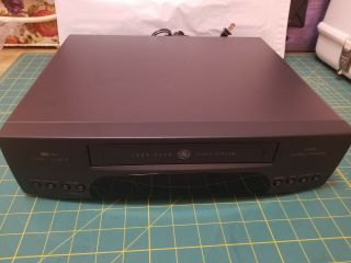 Ge General Electric Vcr Vhs Player Vg4056 W/ Coax Cable.  No Remote.