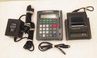 Vtg 1999 Linkpoint 3000 Credit Card Reader Machine Terminal Powers On