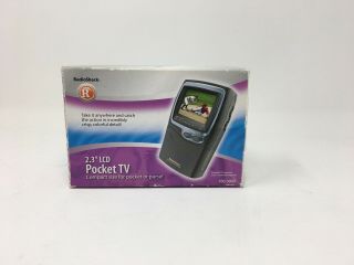 Radio Shack 160 - 3008 Pocket TV Portable Color TV 2.  3” LCD UHF - VHF 2