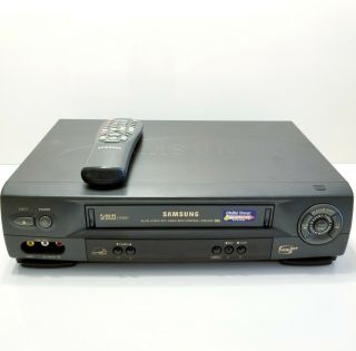 Samsung Vcr Vr8729c Vhs Player Recorder With Remote