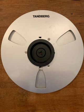 Tandberg Metal 10.  5 " Empty Reel And Adaptor -