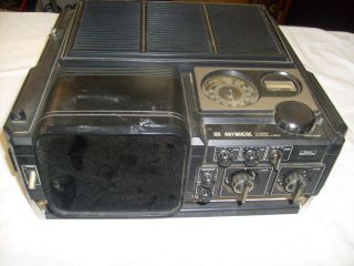 1980s Sears Solid State Portable Go Anywhere 4 Way Tv Radio Boombox Television
