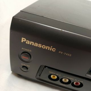 Panasonic VCR VHS Player Model PV - 7452,  w/ Av cables Omnivision 2