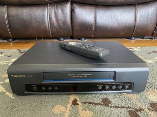 Panasonic Pv - 7450 Vhs Vcr Player Recorder With Remote - Great