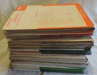 Box O Manuals 17 Ge Data Folders Assorted 3151 To 3165 4039 To 5043