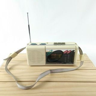 Soundesign 4603bur Color Tunes Portable Am/fm Radio Cassette Player White.