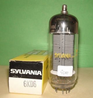 Sylvania Ge 6kd6 Vacuum Tube (3) Available Nib