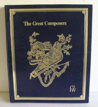 Funk & Wagnalls The Great Composers Beethoven Chopin Bach Strauss Book