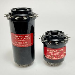 Pomona 12 - Pin Vacuum Tube Test Socket Adapter 2742,  Tvs - 12 Compactron