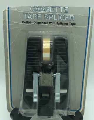 Vintage Realistic Cassette Tape Splicer 44 - 214a Old Stock Radio Shack Nos