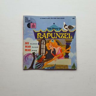 The Story Of Rapunzel,  Read Along Book (walt Disney Productions,  1970)