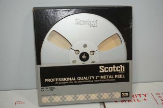 Scotch 3m 7 " Metal Take Up Reel Made In Japan Reel To Reel Tape