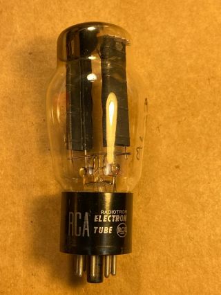 1956 Rca 5u4g 5as4 Tube Tests Nos Coke - Bottle Black - Plate Rectifier