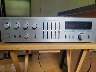Vintage Technics Sh - 8030 Stereo Graphic Equalizer Space Dimension Controller