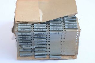 10x Of 1940s Siemens Karbowid Resistors,  600 Ohms,  0.  5 W For Klangfilm Amps,  Nos