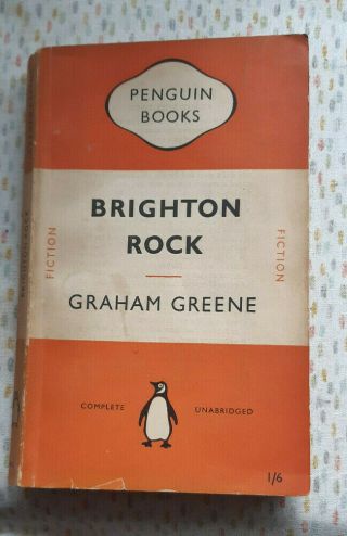 Brighton Rock By Graham Greene Penguin Book Early Edition.