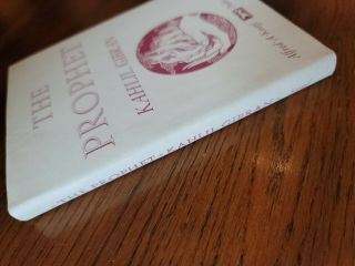 The Prophet Kahlil Gibran Pocket Edition 1981 Alfred A.  Knopf HCDJ VG 2
