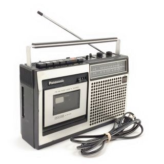 Panasonic Rq - 542as Portable Radio Cassette Recorder Work