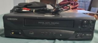 Orion Vr213 4 Head Hi - Fi Vhs Player No Remote Vcr Video Cassette Recorder