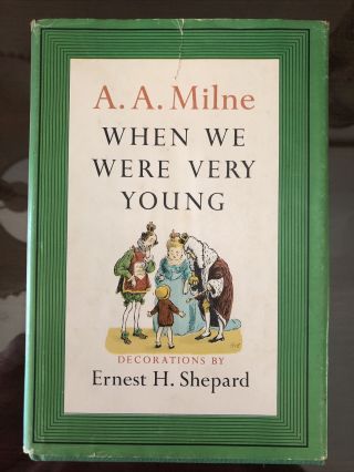 When We Were Very Young By A.  A.  Milne[hardcover Reprint 1961]