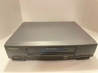 Panasonic Omnivision Pv - 4611 Vcr Vhs Player Recorder W/av Cables