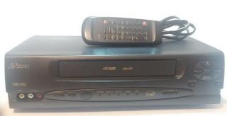 Phillips Sv2000 4 Head Hi - Fi Vhs Vcr With Remote,