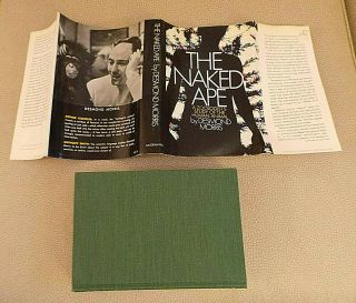 The Naked Ape by Desmond Morris HC w DJ 1st/1st American Edition 1967 VG, 2