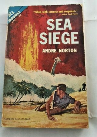 Eye Of The Monster Sea Siege By Andre Norton Vintage Ace Double Paperback 1962