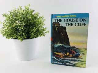Hardy Boys 1959 Book 2 The House On The Cliff By Franklin W.  Dixon Mystery Hc