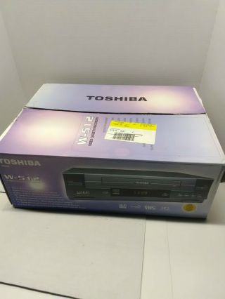 Toshiba W - 512 Vcr - Box Only - Vcr Not - Fast