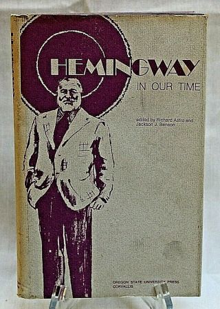 Vintage1974 Hemingway In Our Time Hardcover With Dust Jacket