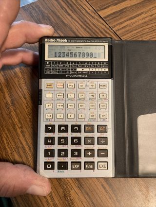 Vintage Radio Shack Programmable Scientific Calculator Ec - 4020 550 Program Steps