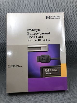Hewlett Packard 32kb Battery Backed Card 82214a Hp 48