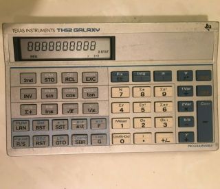 Vintage Texas Instruments Ti Programmable Scientific Calculator Ti - 62 Galaxy