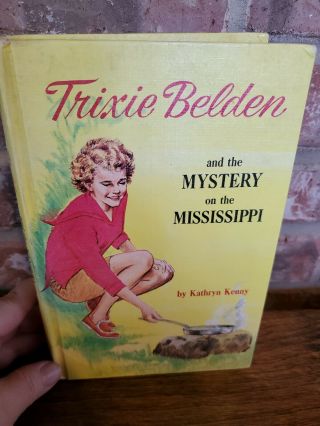 Trixie Belden The Mystery On The Mississippi Kathryn Kenny Hb Whitman 1965 15