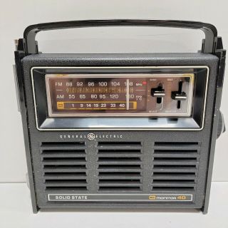 - Vintage General Electric 7 - 2914a Portable Cb Monitor 40 Am/fm Radio