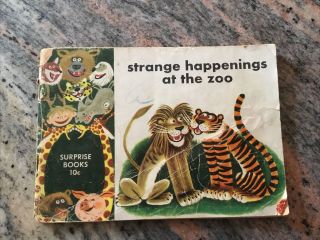 Vintage Strange Happenings At The Zoo By Oskar Lebeck 1950 Children 