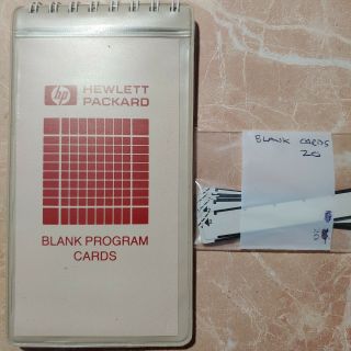 Blank Magnetic Cards For Vintage Hp41 Series Card Reader,  Hp65/67/97 Calculators