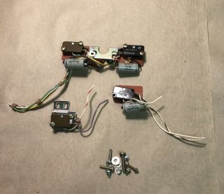 Teac A - 4010s A - 4010 Parts: Micro Switches W/ Capacitors 0.  1 Uf 400 Wv