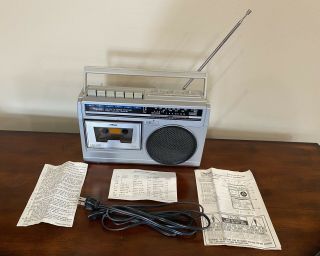 Vintage Ai Rhapsody Am/fm/tv\sound/weather Radio Cassette Recorder