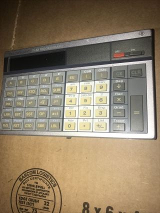 Texas Instruments Ti - 66 Programmable Vintage Handheld Calculator Japan Made